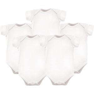 image:imageHudson Baby Unisex Baby Cotton Bodysuits 5packWhite