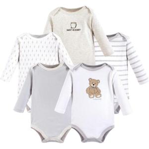 image:imageHudson Baby Unisex Baby Cotton BodysuitsBear