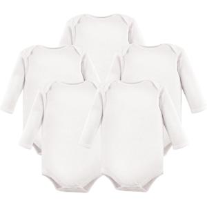 image:imageHudson Baby Unisex Baby Cotton BodysuitsWhite