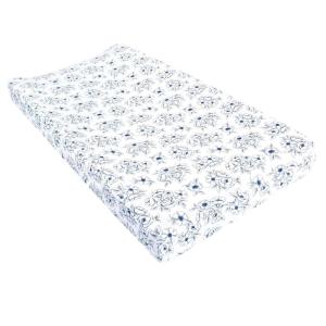 image:imageHudson Baby Unisex Baby Cotton Changing Pad Cover Pink Safari One SizeBlue Toile