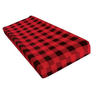 image:imageHudson Baby Unisex Baby Cotton Changing Pad Cover Pink Safari One SizeBuffalo Plaid