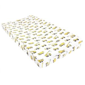 image:imageHudson Baby Unisex Baby Cotton Changing Pad Cover Pink Safari One SizeConstruction