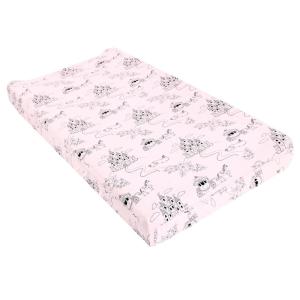 image:imageHudson Baby Unisex Baby Cotton Changing Pad Cover Pink Safari One SizeFairytale Princess