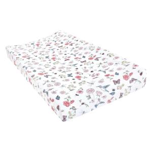 image:imageHudson Baby Unisex Baby Cotton Changing Pad Cover Pink Safari One SizeHummingbird Garden