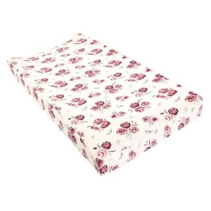 image:imageHudson Baby Unisex Baby Cotton Changing Pad Cover Pink Safari One SizeRose