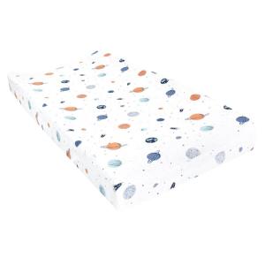 image:imageHudson Baby Unisex Baby Cotton Changing Pad Cover Pink Safari One SizeSpace