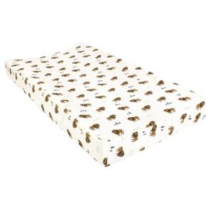 image:imageHudson Baby Unisex Baby Cotton Changing Pad Cover Pink Safari One SizeWild Buffalo