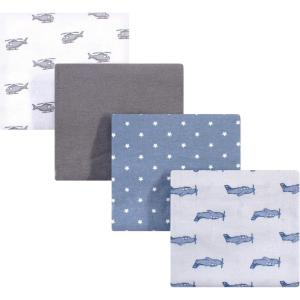 image:imageHudson Baby Unisex Baby Cotton Flannel Receiving Blankets Moose One SizeAirplanes Helicopters