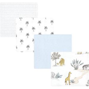 image:imageHudson Baby Unisex Baby Cotton Flannel Receiving Blankets Moose One SizeBoy Safari World