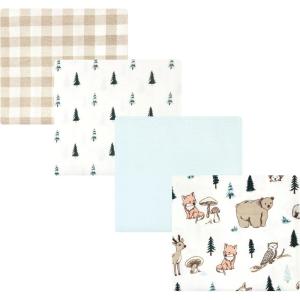 image:imageHudson Baby Unisex Baby Cotton Flannel Receiving Blankets Moose One SizeBoy Woodland Pals