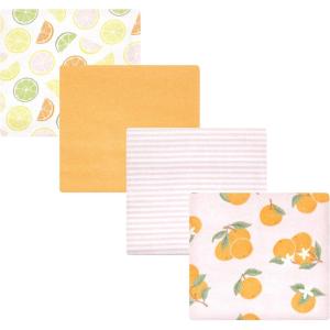 image:imageHudson Baby Unisex Baby Cotton Flannel Receiving Blankets Moose One SizeCitrus Orange