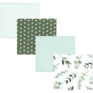 image:imageHudson Baby Unisex Baby Cotton Flannel Receiving Blankets Moose One SizeEucalyptus