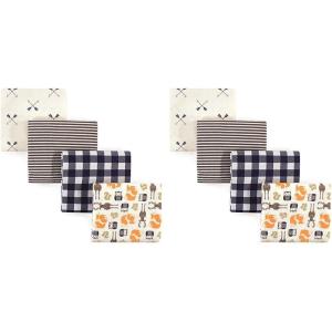 image:imageHudson Baby Unisex Baby Cotton Flannel Receiving Blankets Moose One SizeForest