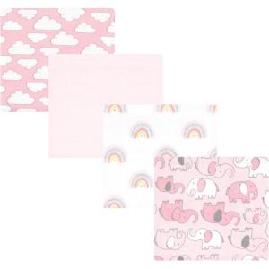 image:imageHudson Baby Unisex Baby Cotton Flannel Receiving Blankets Moose One SizeGirl New Elephant