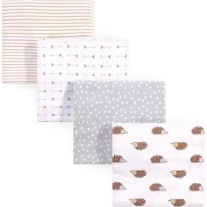 image:imageHudson Baby Unisex Baby Cotton Flannel Receiving Blankets Moose One SizeHedgehog
