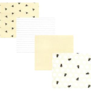 image:imageHudson Baby Unisex Baby Cotton Flannel Receiving Blankets Moose One SizeHoney Bee