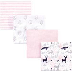 image:imageHudson Baby Unisex Baby Cotton Flannel Receiving Blankets Moose One SizeLinocut Woodland Girl