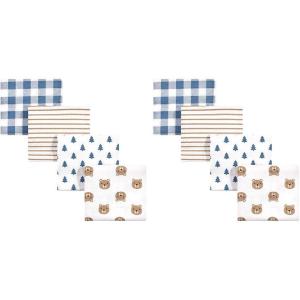 image:imageHudson Baby Unisex Baby Cotton Flannel Receiving Blankets Moose One SizeLittle Bear