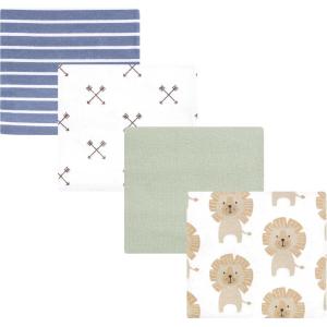 image:imageHudson Baby Unisex Baby Cotton Flannel Receiving Blankets Moose One SizeModern Lion