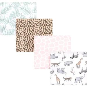 image:imageHudson Baby Unisex Baby Cotton Flannel Receiving Blankets Moose One SizeModern Pink Safari