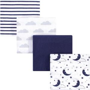 image:imageHudson Baby Unisex Baby Cotton Flannel Receiving Blankets Moose One SizeMoon