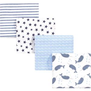 image:imageHudson Baby Unisex Baby Cotton Flannel Receiving Blankets Moose One SizeNarwhal