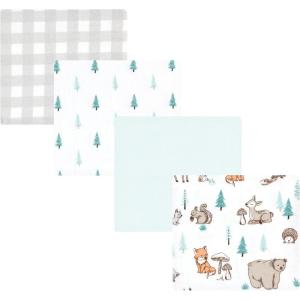 image:imageHudson Baby Unisex Baby Cotton Flannel Receiving Blankets Moose One SizeNeutral Woodland Pals