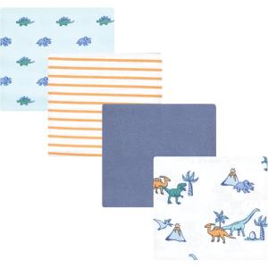 image:imageHudson Baby Unisex Baby Cotton Flannel Receiving Blankets Moose One SizePastel Dino