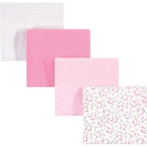 image:imageHudson Baby Unisex Baby Cotton Flannel Receiving Blankets Moose One SizePink Peony