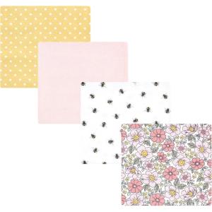 image:imageHudson Baby Unisex Baby Cotton Flannel Receiving Blankets Moose One SizePink Yellow Pretty Floral