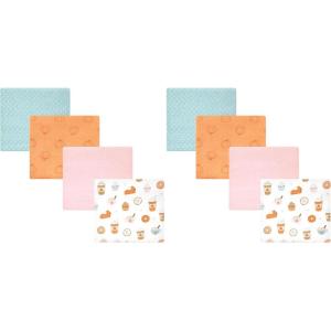 image:imageHudson Baby Unisex Baby Cotton Flannel Receiving Blankets Moose One SizePumpkin Spice