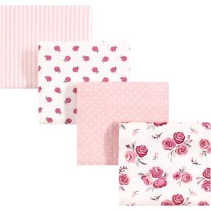 image:imageHudson Baby Unisex Baby Cotton Flannel Receiving Blankets Moose One SizeRose