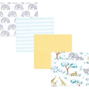 image:imageHudson Baby Unisex Baby Cotton Flannel Receiving Blankets Moose One SizeSafari Friends