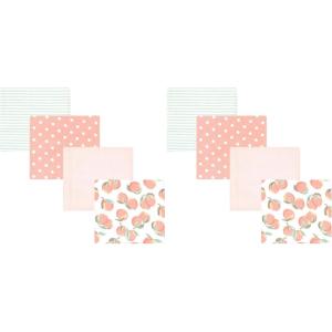 image:imageHudson Baby Unisex Baby Cotton Flannel Receiving Blankets Moose One SizeSweet Peach