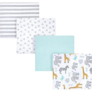 image:imageHudson Baby Unisex Baby Cotton Flannel Receiving Blankets Moose One SizeYellow Safari
