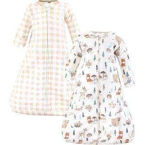 image:imageHudson Baby Unisex Baby Cotton LongSleeve Wearable Sleeping Bag Sack BlanketBoy Woodland Pals Long Sleeve