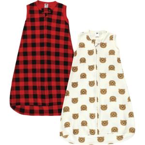 image:imageHudson Baby Unisex Baby Cotton LongSleeve Wearable Sleeping Bag Sack BlanketBrown Bear Sleeveless