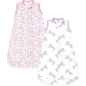 image:imageHudson Baby Unisex Baby Cotton LongSleeve Wearable Sleeping Bag Sack BlanketFloral Unicorn Sleeveless