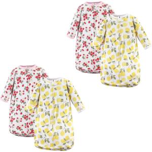 image:imageHudson Baby Unisex Baby Cotton LongSleeve Wearable Sleeping Bag Sack BlanketFruit 4pack