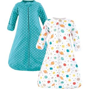 image:imageHudson Baby Unisex Baby Cotton LongSleeve Wearable Sleeping Bag Sack BlanketHappy Planets Long Sleeve