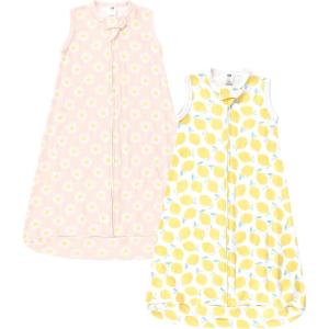 image:imageHudson Baby Unisex Baby Cotton LongSleeve Wearable Sleeping Bag Sack BlanketLemon Daisy Sleeveless