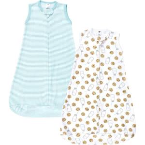 image:imageHudson Baby Unisex Baby Cotton LongSleeve Wearable Sleeping Bag Sack BlanketMint Milk Cookies Sleeveless
