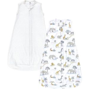 image:imageHudson Baby Unisex Baby Cotton LongSleeve Wearable Sleeping Bag Sack BlanketNeutral Safari World Sleeveless