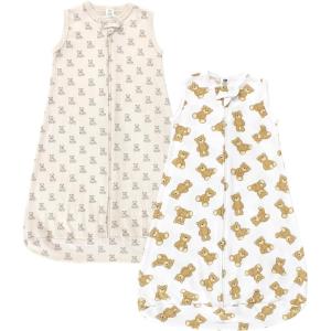 image:imageHudson Baby Unisex Baby Cotton LongSleeve Wearable Sleeping Bag Sack BlanketTeddy Bear Sleeveless