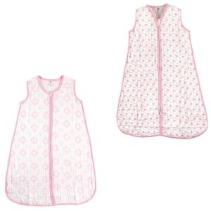 image:imageHudson Baby Unisex Baby Muslin Cotton Sleeveless Wearable Sleeping Bag Sack Blanket Lemons 1824 MonthsDamaskPink Sheep Muslin 2pack
