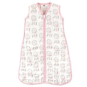 image:imageHudson Baby Unisex Baby Muslin Cotton Sleeveless Wearable Sleeping Bag Sack Blanket Lemons 1824 MonthsDream Catcher
