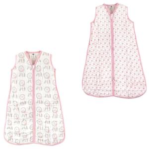 image:imageHudson Baby Unisex Baby Muslin Cotton Sleeveless Wearable Sleeping Bag Sack Blanket Lemons 1824 MonthsDream CatcherPink Sheep Muslin 2pack