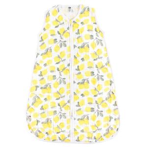 image:imageHudson Baby Unisex Baby Muslin Cotton Sleeveless Wearable Sleeping Bag Sack Blanket Lemons 1824 MonthsLemons
