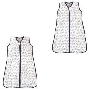 image:imageHudson Baby Unisex Baby Muslin Cotton Sleeveless Wearable Sleeping Bag Sack Blanket Lemons 1824 MonthsPaper Airplanes 2pack