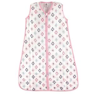 image:imageHudson Baby Unisex Baby Muslin Cotton Sleeveless Wearable Sleeping Bag Sack Blanket Lemons 1824 MonthsPink Aztec